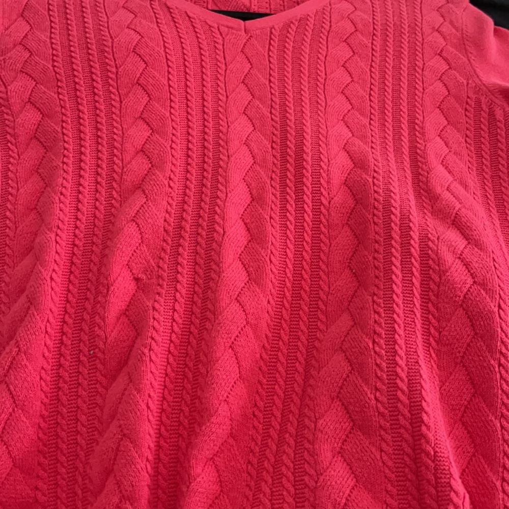 Talbots Cotton Cable Pullover Sweater - image 6